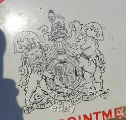 1900's Old Vintage Very Rare East India Company Seal Porcelain Enamel Sign Board