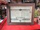 1900's Rare Vintage GLUCOSE-D GLAXO Advertisement Litho Tin Box Sign Framed