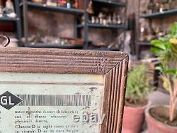 1900's Rare Vintage GLUCOSE-D GLAXO Advertisement Litho Tin Box Sign Framed