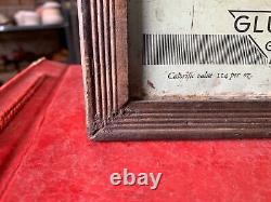 1900's Rare Vintage GLUCOSE-D GLAXO Advertisement Litho Tin Box Sign Framed
