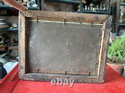 1900's Rare Vintage GLUCOSE-D GLAXO Advertisement Litho Tin Box Sign Framed