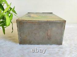 1920s Vintage Caillers Cream Toffee Advertising Litho Tin Box Rare TB1681