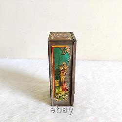 1920s Vintage D. Macropolo Cigarette Advertising Tin Box Rare Collectible T146