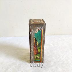 1920s Vintage D. Macropolo Cigarette Advertising Tin Box Rare Collectible T146