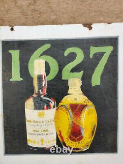 1920s Vintage Extra Rare John Haig & Co. 1627 Haig Whisky Enamel Sign Scotland
