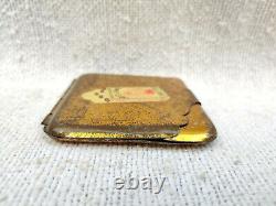 1920s Vintage Extra Rare Red Lamp Cigarette Advertising Litho Tin Box Case CG345