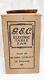1920s Vintage Old Gec Electric Table Fan Cardboard Box Advertising Rare England