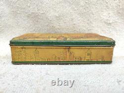 1920s Vintage Rare No183 Palm Oil Lake Soap Advertisement Litho Tin Box TB748