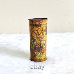 1920s Vintage The Meabub Bouquet Advertising Tin Box Old Collectible Rare TN128