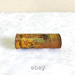 1920s Vintage The Meabub Bouquet Advertising Tin Box Old Collectible Rare TN128