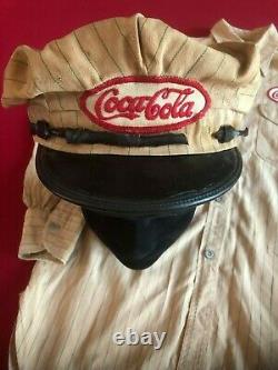 1930-40's, Coca-Cola, Delivery Uniform (Shirt & Hat) RARE / Vintage