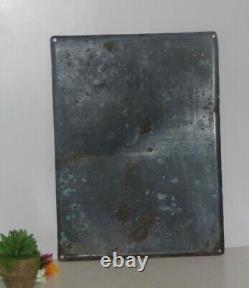 1930's Old Rare Vintage Lipton Tea Advertising Enamel Sign Board Decorative