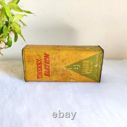 1930s Vintage Cherry Blossom Talcum Powder Advertising Tin Box England Rare T870
