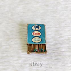1930s Vintage Elephant Logo ESSO Advertising Old Matchbox Decorative Rare CB790