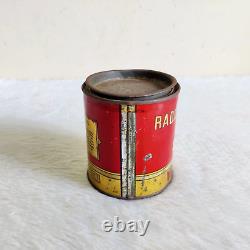 1930s Vintage Old Radio Brand Varnish Paint Advertising Tin Box Rare TB260