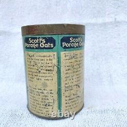 1930s Vintage Rare A & R Scotts Porage Oats Advertising Litho Tin Scotland TB90