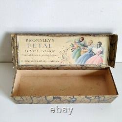 1930s Vintage Rare Bronnley Petal Bath Soap Advertising Box Cardboard London