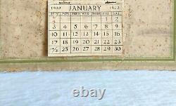 1932 Vintage The British Drug Houses Calendar Cardboard Sign Board London Rare