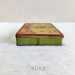 1940 Vintage Gas Light Mantle Advertising Litho Tin Box Old Rare Collectible T39