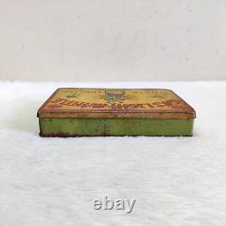 1940 Vintage Gas Light Mantle Advertising Litho Tin Box Old Rare Collectible T39
