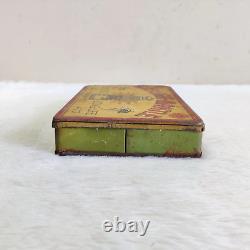 1940 Vintage Gas Light Mantle Advertising Litho Tin Box Old Rare Collectible T39