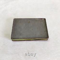 1940 Vintage Gas Light Mantle Advertising Litho Tin Box Old Rare Collectible T39