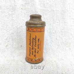 1940s Vintage Dentonic Antiseptic Tooth Powder Tin Can Box Rare Advertisement