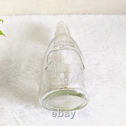 1940s Vintage Esso Elephant Kerosene Clear Glass Bottle Rare Collectible 1 Litre