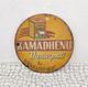 1940s Vintage Kamadhenu Vanaspati Advertising Enamel Sign Board Round Rare EB703