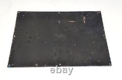 1940s Vintage Union Carbide Advertising Enamel Sign Board Rare Collectible EB289