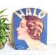 1940s Vintage Unique Die Cut Halo Shampoo Advertising Cardboard Sign Rare CB881
