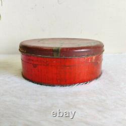 1950 Vintage Parle's Toffee Advertising Litho Tin Gift Box Round Decorative Rare
