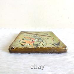 1950s Vintage Olympic Fountain Pens Advertising Tin Box Collectible Rare TI127