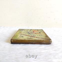 1950s Vintage Olympic Fountain Pens Advertising Tin Box Collectible Rare TI127