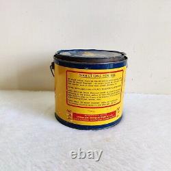 1950s Vintage Soldier Brand Distemper Advertising Litho Tin Box Rare Collectible
