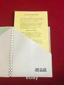 1960's, McDonald's Advertising Manual (Rare) Vintage (SPEEDEE Logo)