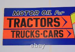 1960s RARE OLD VINTAGE MFA OIL SIGN OIL CAN ADVERTISING SIGN MFA GOLD BOND OIL