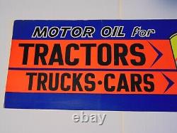 1960s RARE OLD VINTAGE MFA OIL SIGN OIL CAN ADVERTISING SIGN MFA GOLD BOND OIL