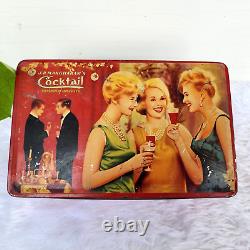1960s Vintage JB Mangharam Cocktail Sandwich Biscuit Advertising Tin Rare TN69