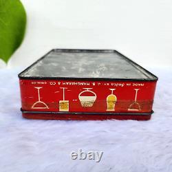 1960s Vintage JB Mangharam Cocktail Sandwich Biscuit Advertising Tin Rare TN69