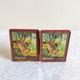 1960s Vintage Tiger Graphics Apsara Crayons Advertising Tin Box Rare 2Pcs TI773