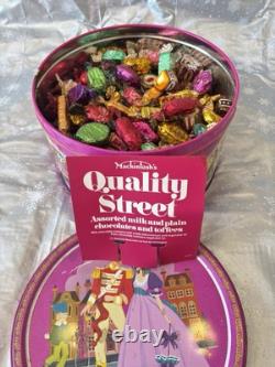 1980s Vintage Quality Street Chocolates & Retro Mackintosh Tin Ultra Rare Find