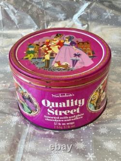 1980s Vintage Quality Street Chocolates & Retro Mackintosh Tin Ultra Rare Find