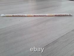 1986 Rare Plastic Vintage Mcdonalds Straw, Great Collectable. Unused Unopened