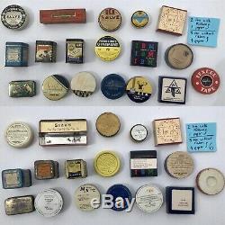 210! TIN Bonanza Vintage & Rare Typewriter Ribbon & Household Tin Can Collection