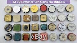 210! TIN Bonanza Vintage & Rare Typewriter Ribbon & Household Tin Can Collection