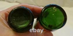 2 RARE Vintage Stone's Advertising Miniature Wine Bottles -Orange & Blackcurrent