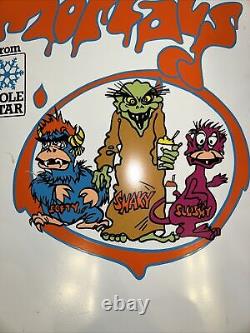 70's/80's Vintage Retro Ice Cream Shop Advertising Sign Not Enamel Metal Rare
