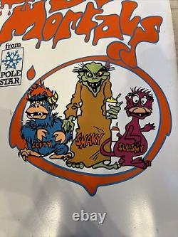 70's/80's Vintage Retro Ice Cream Shop Advertising Sign Not Enamel Metal Rare