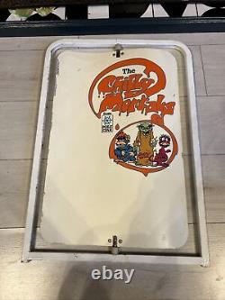 70's/80's Vintage Retro Ice Cream Shop Advertising Sign Not Enamel Metal Rare